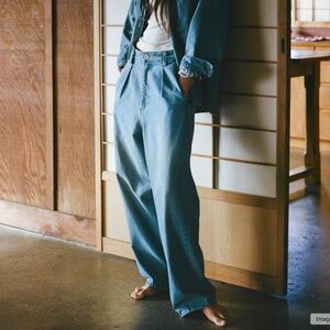 OZMA Field Pant, Tencel Denim, Vintage Light size S